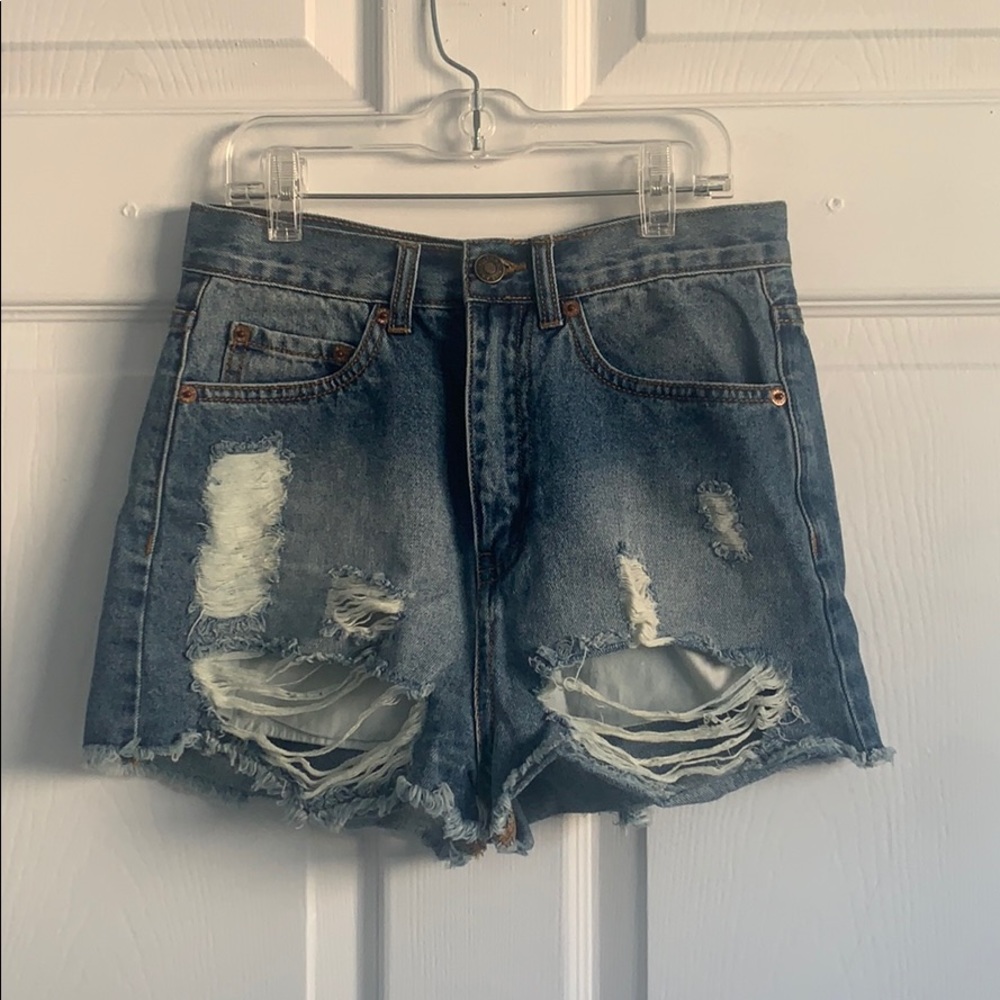 High waisted shorts